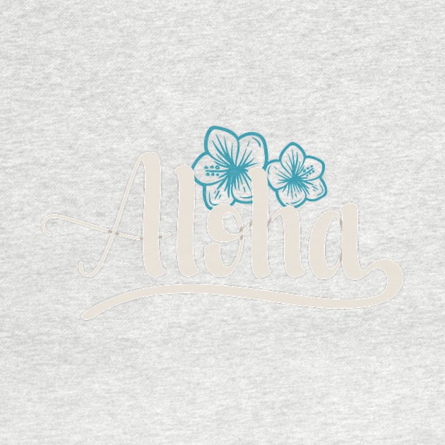 Aloha Hawaiian Hibiscus by bluerockproducts